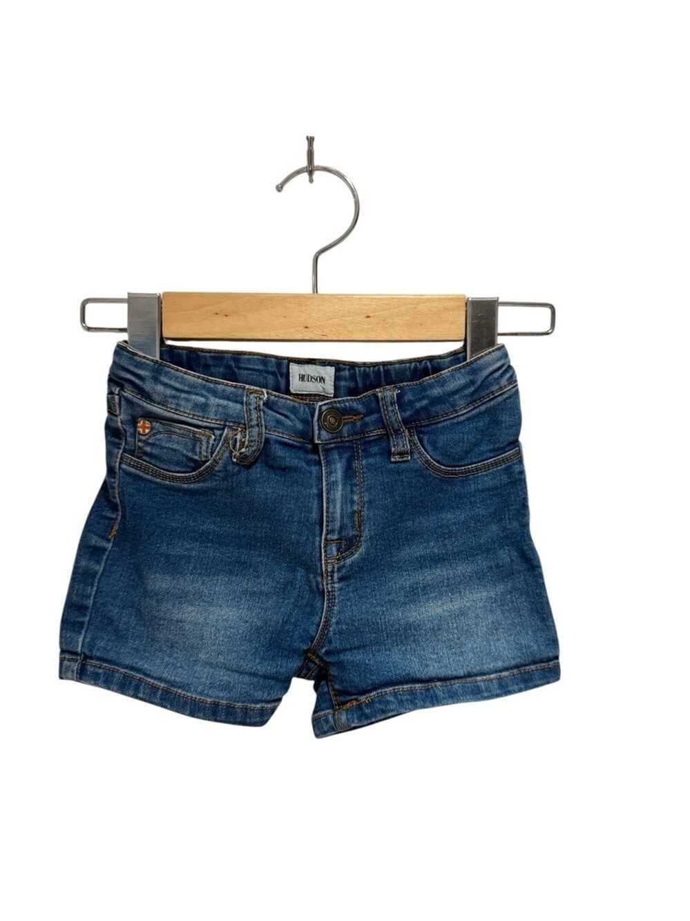 Hudson Jeans Kids Classic Blue Denim Shorts - size 6